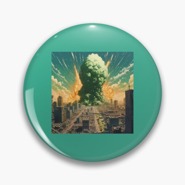 Item preview, Akira green city explosion designed and sold by TangaDesignes.