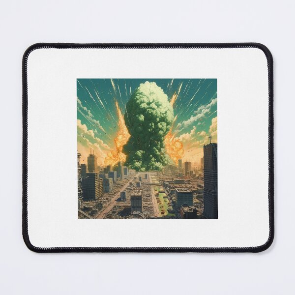 Item preview, Akira green city explosion designed and sold by TangaDesignes.