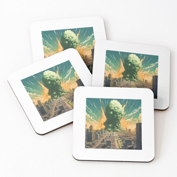 Item preview, Akira green city explosion designed and sold by TangaDesignes.