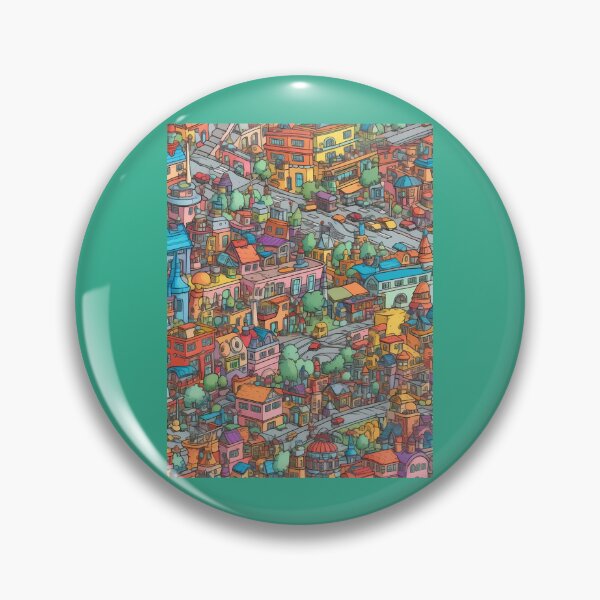 Item preview, Cartoon CityLong  designed and sold by TangaDesignes.