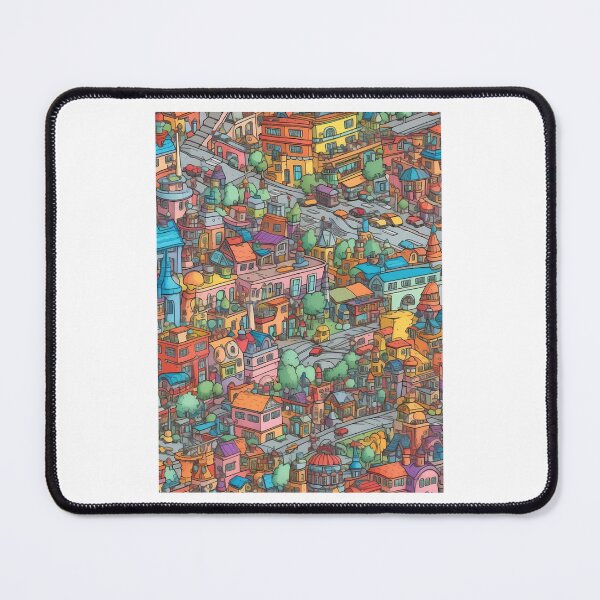 Item preview, Cartoon CityLong  designed and sold by TangaDesignes.