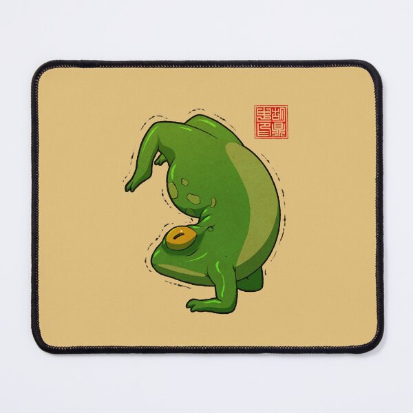 Item preview, yoga frog scorpion pose designed and sold by DingHuArt.