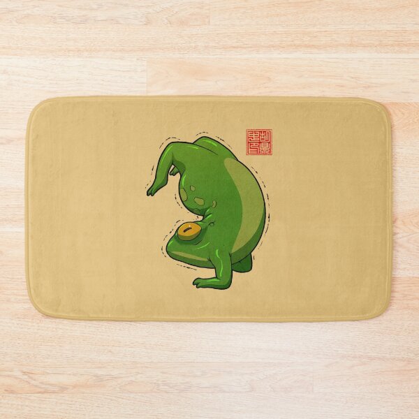 Item preview, yoga frog scorpion pose designed and sold by DingHuArt.