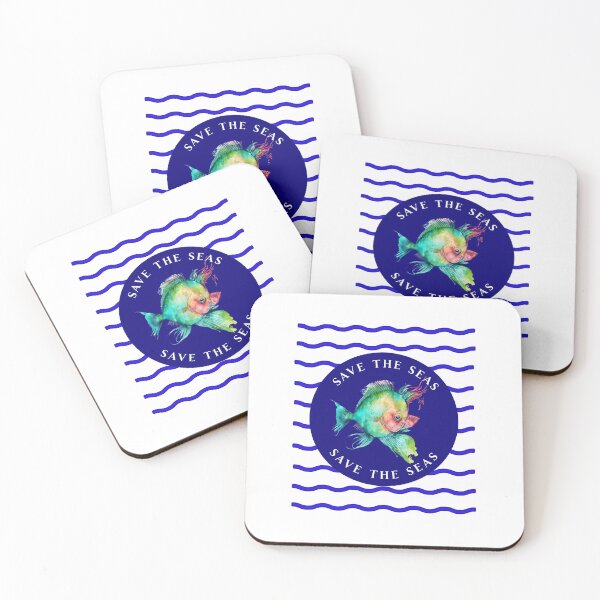 Item preview, Save The Seas Marine Fish Sea Waves designed and sold by Paleo5135.