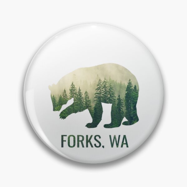 Item preview, forks bear state of washington pacific nw wildlife designed and sold by chuck-brock.