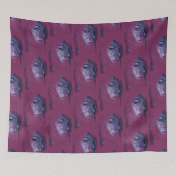Item preview, Magenta Woman Painting designed and sold by Artsemg.