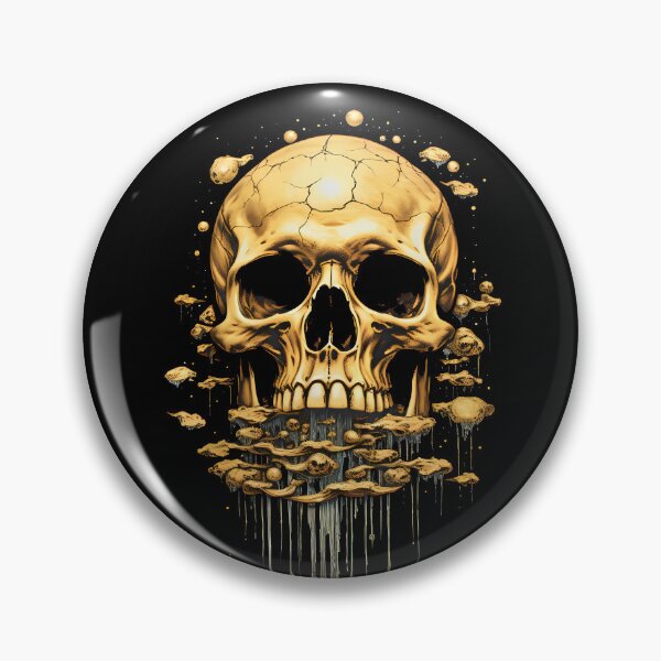 Item preview, Golden Rock Skull designed and sold by GalacticLabs.