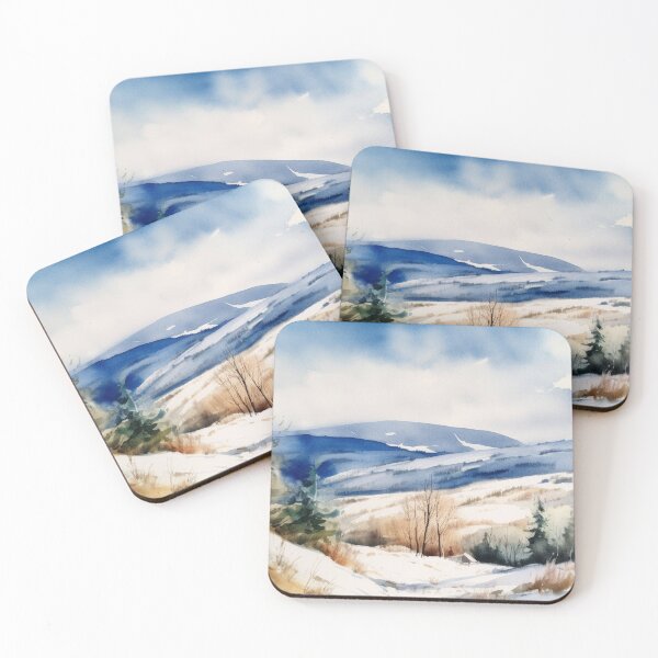 Item preview, Mystical Nordic Mountainscape Vintage Landscape Art designed and sold by nordicdesignswe.