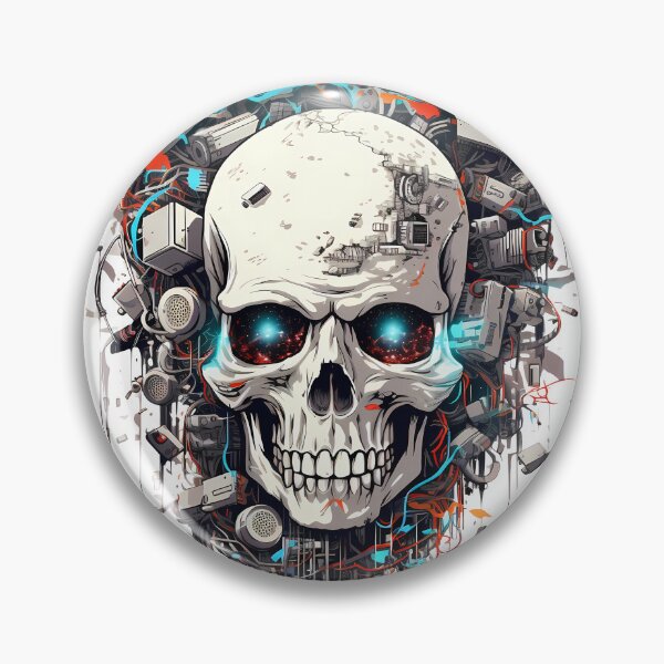 Item preview, Technological Skull designed and sold by GalacticLabs.