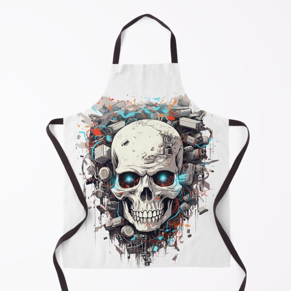 Item preview, Technological Skull designed and sold by GalacticLabs.