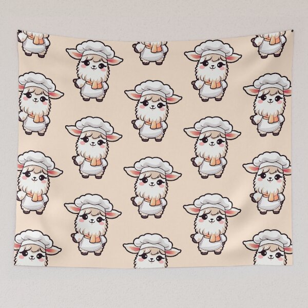 Item preview, Llama Chef Kawaii designed and sold by llamahuaska.