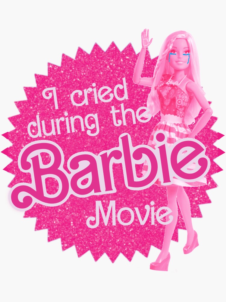 Barbie Coloring Book Sticker for Sale by 80sbilly