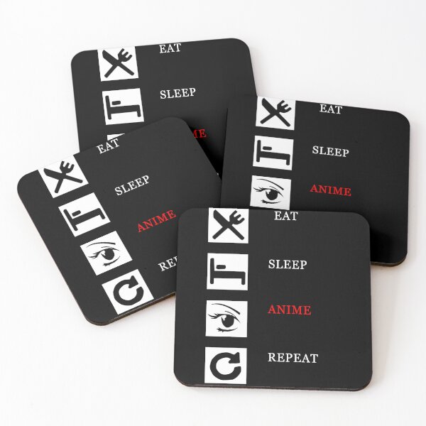 Item preview, Eat Sleep Anime Repeat Artwork  designed and sold by Mihawk3321.
