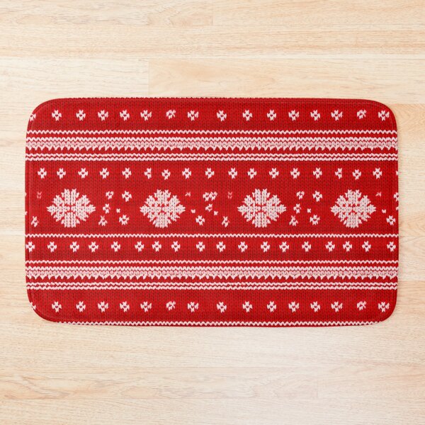Item preview, Red Fair Isle Knitting Pattern - Hygge Snowflake designed and sold by Oh Halo Berry.