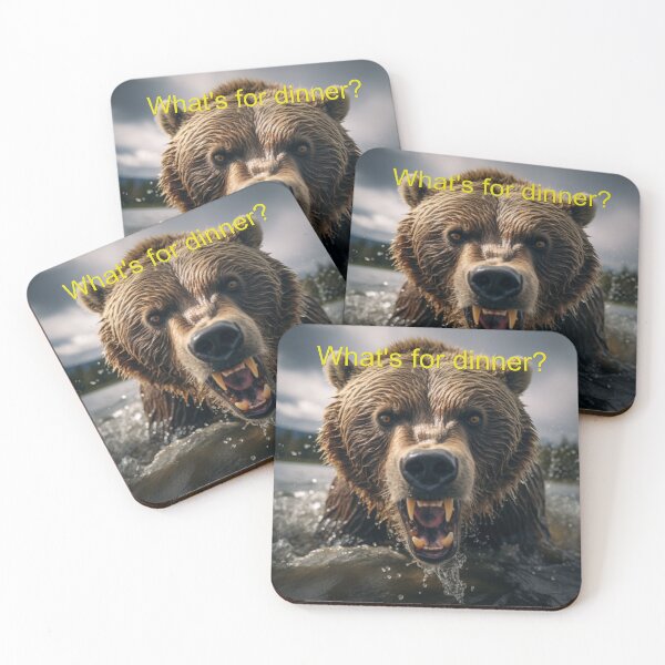 Item preview, Grizzly Bear - has a Question designed and sold by shakespeare1212.