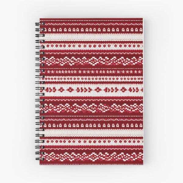 Item preview, Red Fair Isle Knitting Pattern - Hygge Snowflake 0.2 designed and sold by Oh Halo Berry.