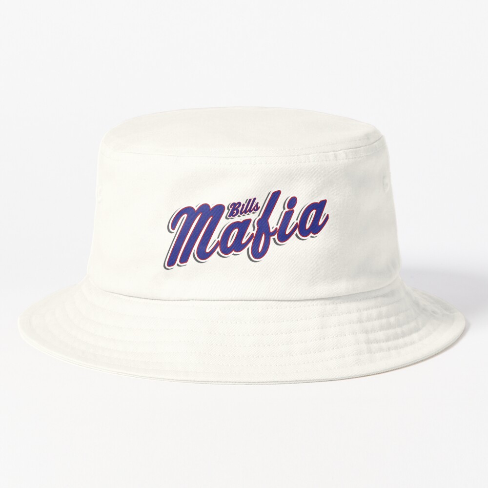 bills bucket hat white