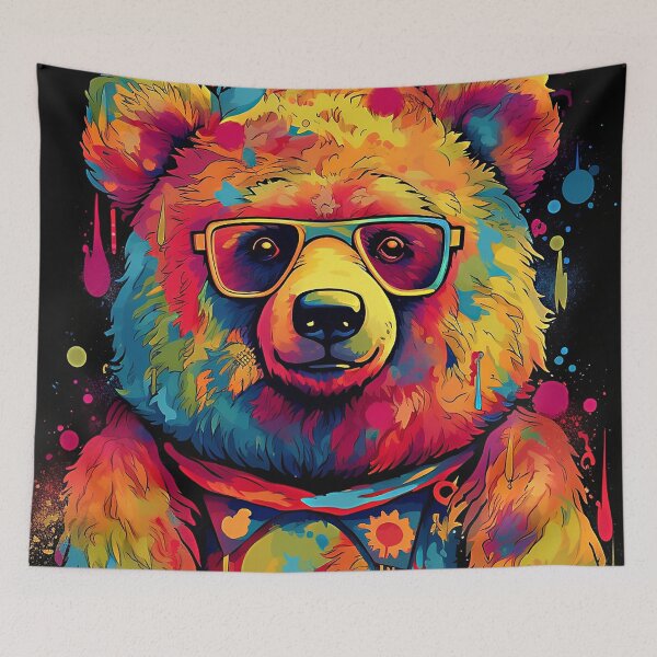 Item preview, Tedoro - Pop Art Teddy Bear (1/4) designed and sold by sabantha.