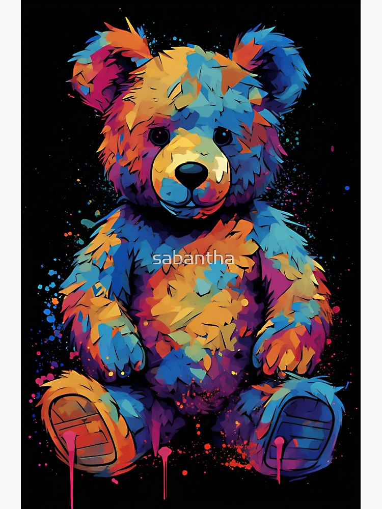 Simple teddy bear pattern by azaleapoena on DeviantArt