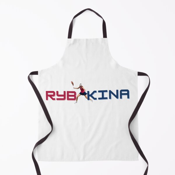 Item preview, Rybakina text in blue and pink designed and sold by AissTee.