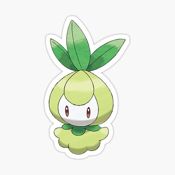 Cute Kawaii Grass Pokemon Stickers- Budew, Petilil, Lilligant, Roselia,  Whimsicott, Shaymin, Cherrim, and Bellossom