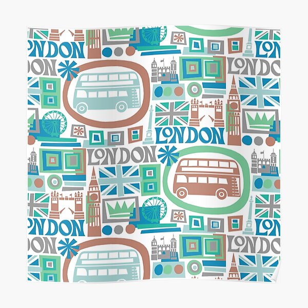 London - cool graphic design Poster