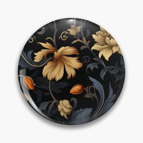 Aperçu de l'œuvre Motif de fleurs de couleur crème de style vintage créée et vendue par SpDesignsC.