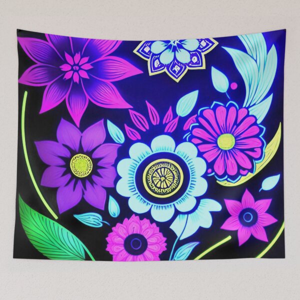 Item preview, Flower Bouquet in Purple Pattern designed and sold by UllaSformat.