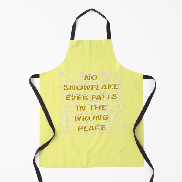 Item preview, No Snowflake Ever Falls In The Wrong Place Zen Proverb designed and sold by taiche.