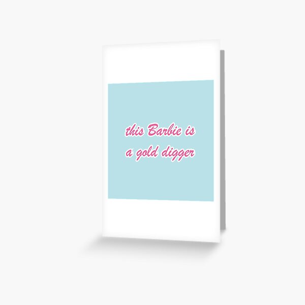 Gold Digger Meme Greeting Cards for Sale