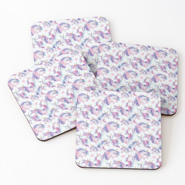 Item preview, Watercolor Pastel Unicorn Pattern designed and sold by kaliburrito.