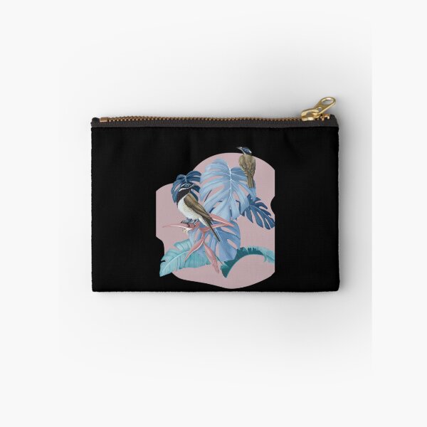 Item preview, Dusky Pink - Australian Honey Eater with Monstera Leaves 	 	 designed and sold by hirtioenbv92.