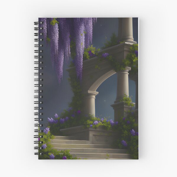 Item preview, Regencycore Flowers Wisteria Vine Regency Era - AI Art - 4 of 4 designed and sold by Beachy.