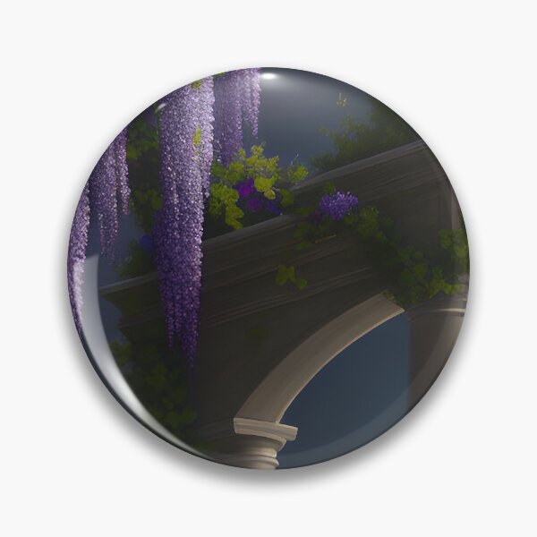 Item preview, Regencycore Flowers Wisteria Vine Regency Era - AI Art - 4 of 4 designed and sold by Beachy.