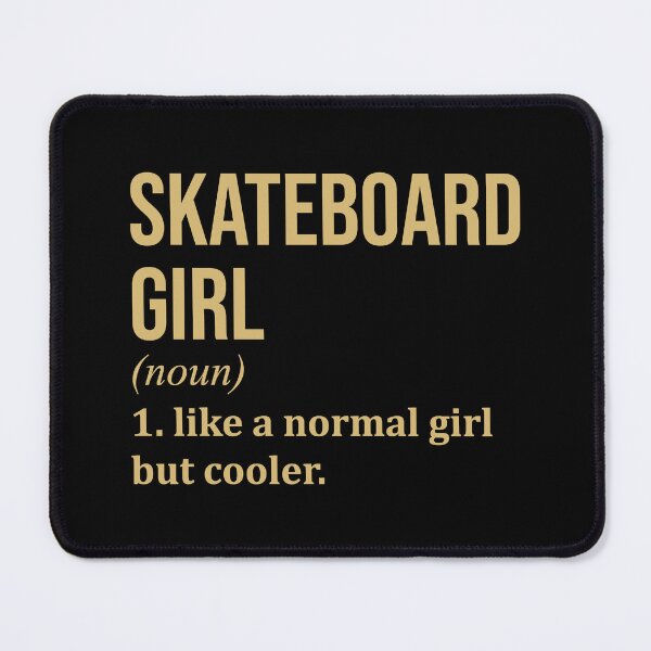 Item preview, Skateboard Girl Definition in Gold designed and sold by XCIV.