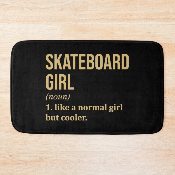 Item preview, Skateboard Girl Definition in Gold designed and sold by XCIV.