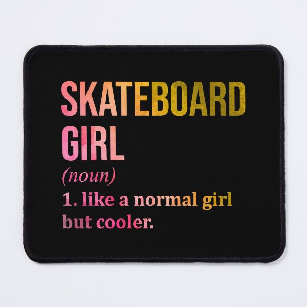 Item preview, Skateboard Girl Definition in Watercolor designed and sold by XCIV.