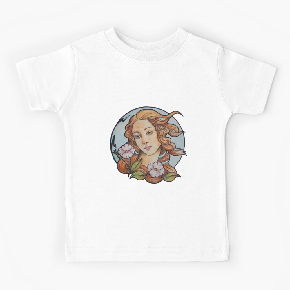 Venus neo traditional watercolor illustration | Kids T-Shirt