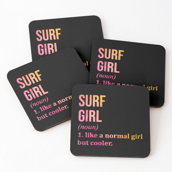 Item preview, Surf Girl Definition in Watercolor designed and sold by XCIV.