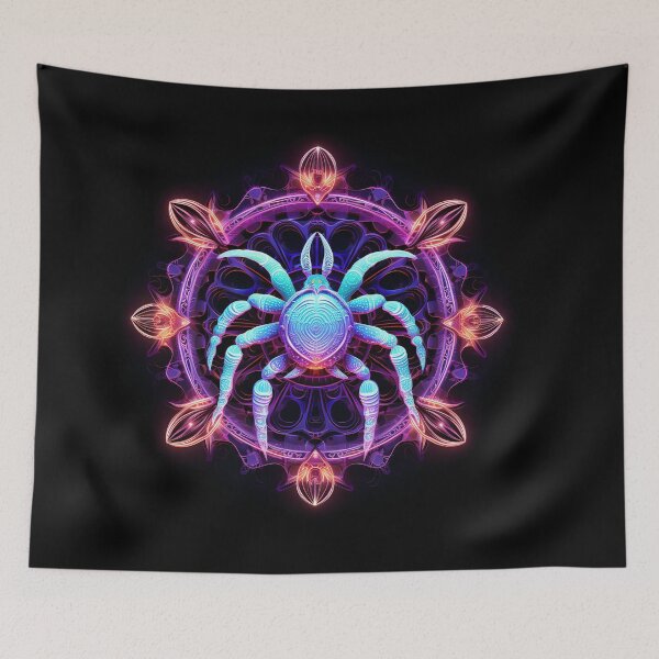 Item preview, Cosmic Kaleidoscope: Psychedelic Neon Star Sign Collection designed and sold by KaonDesign.