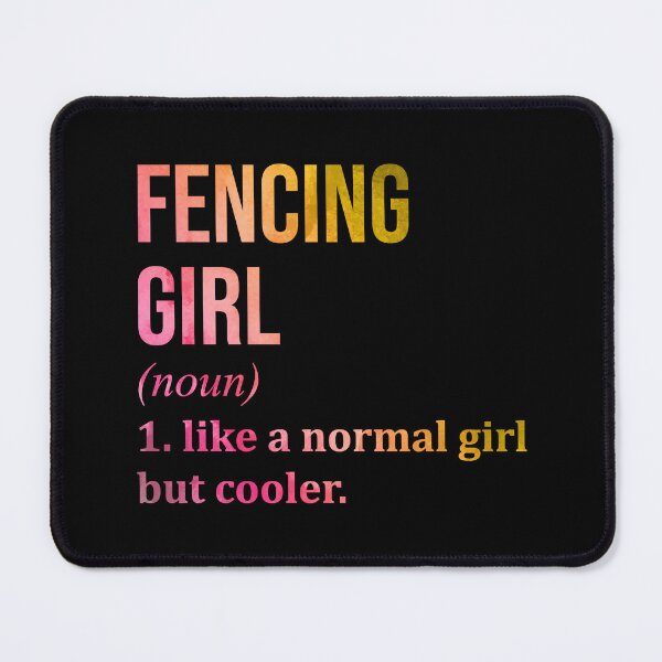 Item preview, Fencing Girl Definition in Watercolor designed and sold by XCIV.