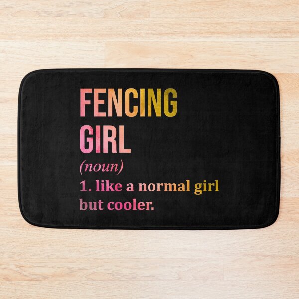 Item preview, Fencing Girl Definition in Watercolor designed and sold by XCIV.