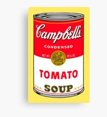 Andy Warhol Campbell Soup Can Pop art print Canvas Print