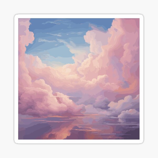Item preview, Pink Cute Clouds designed and sold by Taichoujpn.