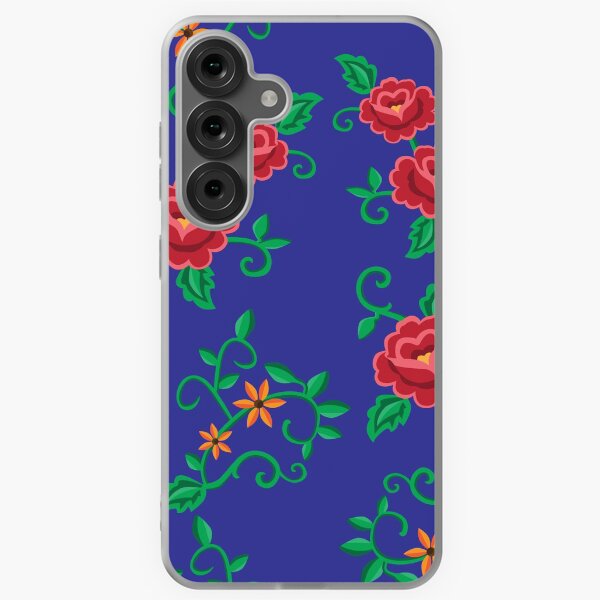 Folk embroidery with flowers - traditional pattern Samsung Galaxy Soft Case