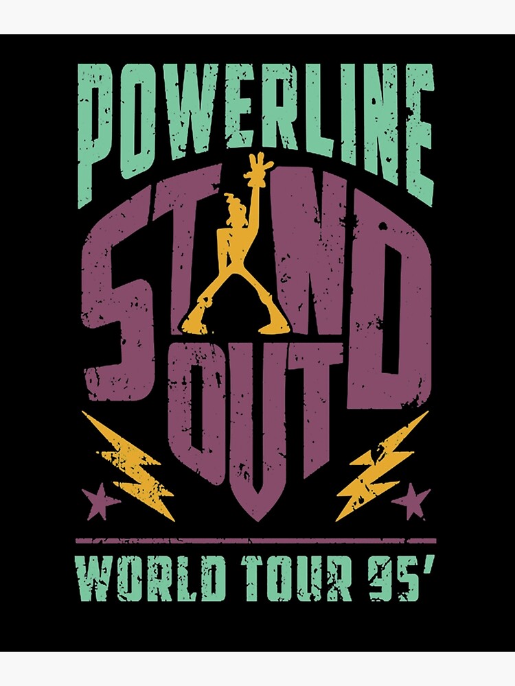 Gift Powerline Stand-Out World-Tour 95' Concert Logo