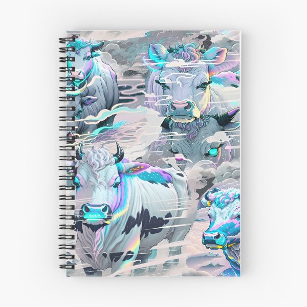 Item preview, cows, beautiful, sky-high, morning mist, opal, sparkling, flaming, shining, celestials, horoscope designed and sold by Maria Mihailova.