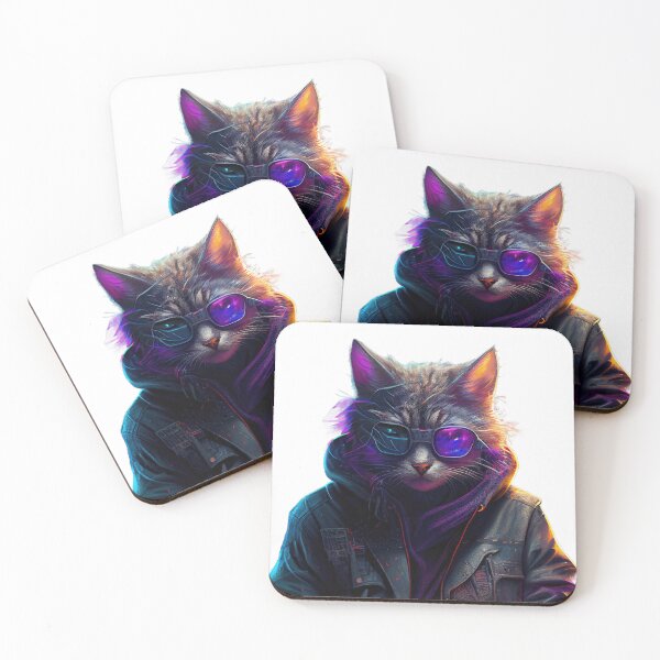 Item preview, S1-004-3 Cyber Beasts Series: Cyberpunk Cat - Part 3 designed and sold by Apainterio.