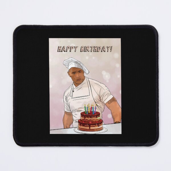 Item preview, Dwayne Johnson Cooking  Birthday! Greeting Card 	 designed and sold by hirtioenbv92.