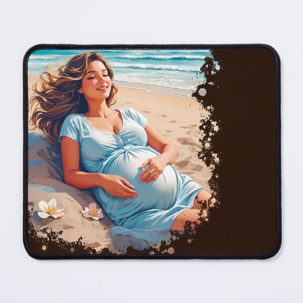 Item preview, Summer Therapy For A Pregnant Woman Feeling Good Beach Therapy On Exotic Beach Vacation Enjoying Pregnant Life designed and sold by TriniTeeClub.